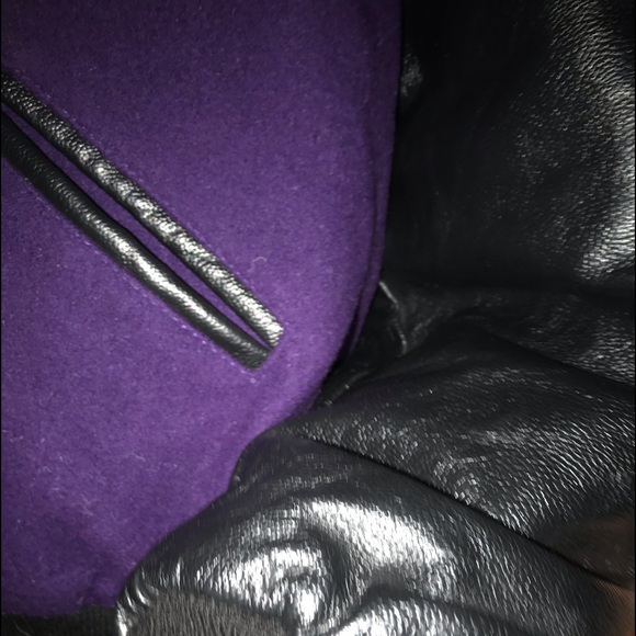 NU Maverick Varsity Jacket | Large | Purple/Black - Picture 2 of 8